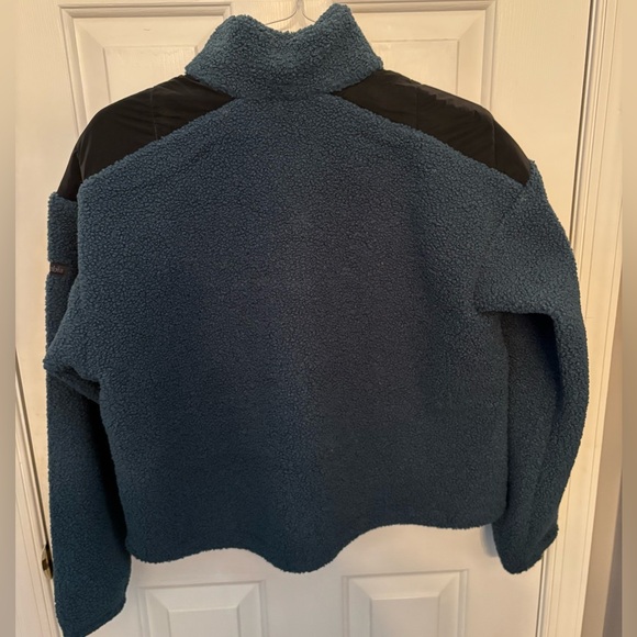 Columbia Women's Uphill Edge Fleece Full-Zip Pullover Night Wave size M - Picture 3 of 4
